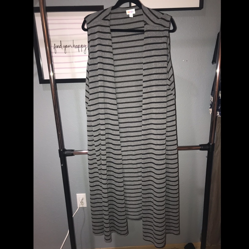 Striped cardigan